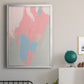 Blushing Abstract III - Modern Framed Canvas Print