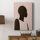 Pink Silhouette II Premium Gallery Wrapped Canvas - Ready to Hang