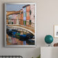 Colorful Canal - Modern Framed Canvas Print