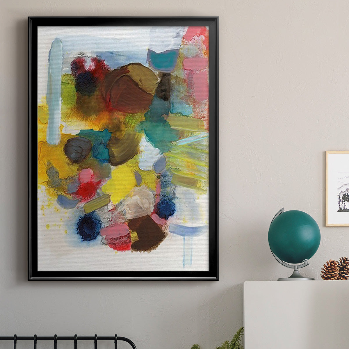 Everything at Once I - Modern Framed Canvas Print