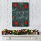 Red Flowers Christmas II - Gallery Wrapped Canvas