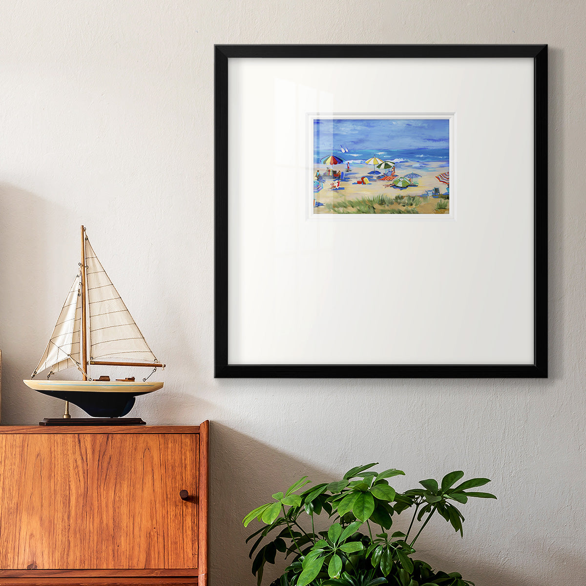 Sunshine State of Mind Premium Framed Print Double Matboard