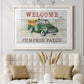 Pumpkin Patch - Barnwood Framed Art Print