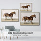 A Cart-Horse - Floater Framed Canvas Print
