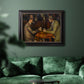 The Card Players - Ornate Framed Canvas Print