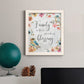 Spring Bird Blessing - Barnwood Framed Canvas Print