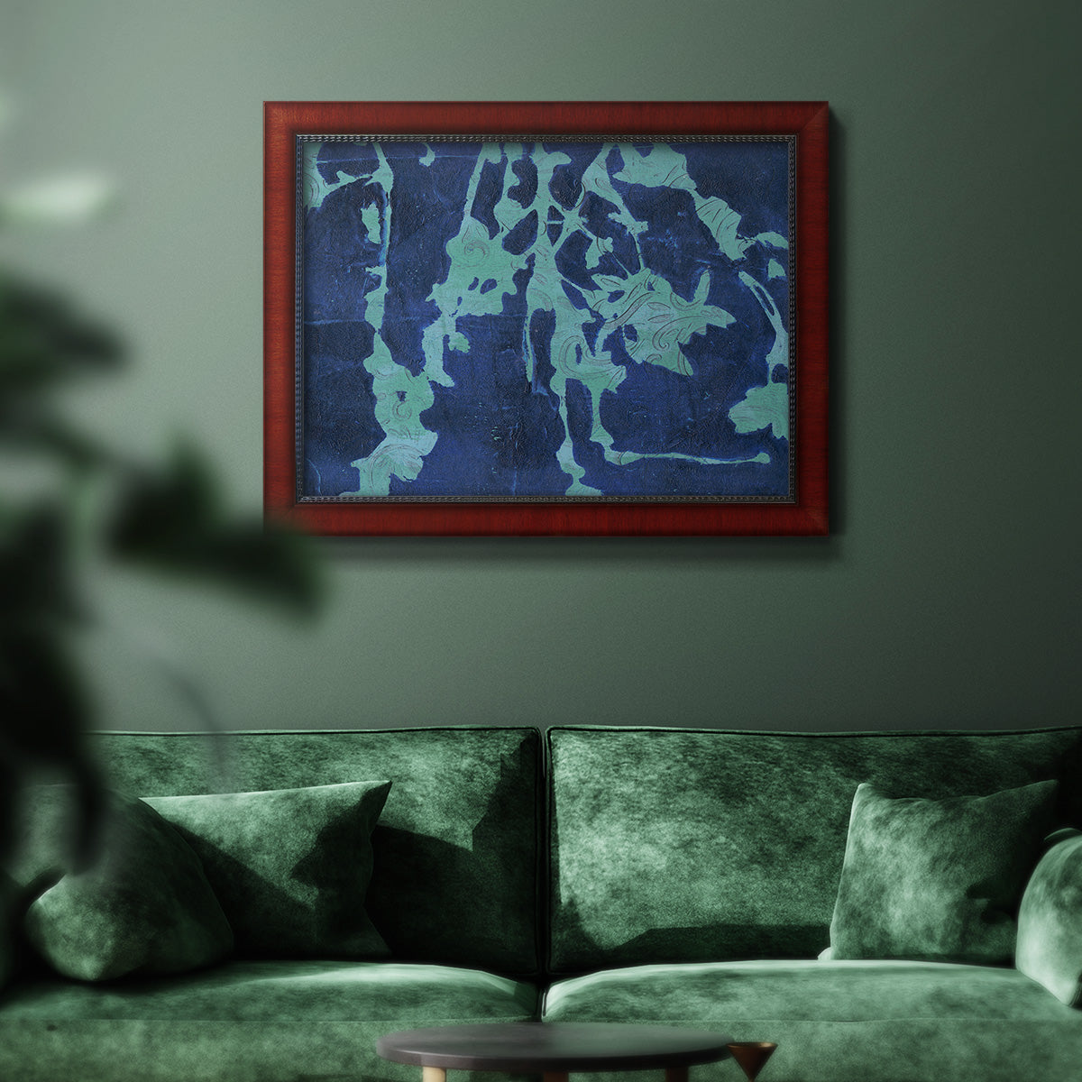 Brackish Flowers II Premium Framed Canvas- Ready to Hang