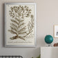 Sepia Botanical Journal I - Modern Framed Canvas Print