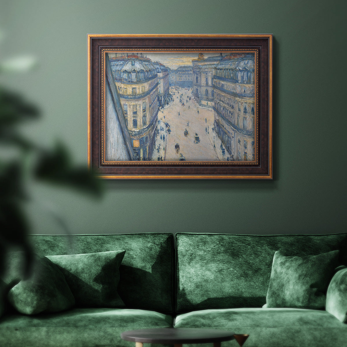 Halévy Street, View from the Seventh Floor - Ornate Framed Canvas Print