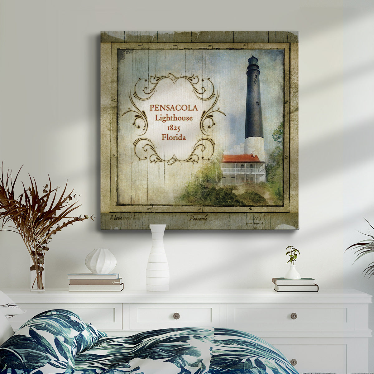 Florida Lighthouse VII-Premium Gallery Wrapped Canvas - Ready to Hang