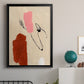 Terra Rosa Abstract I - Modern Framed Canvas Print