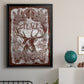 Red Wood Peace -  Framed Canvas Print