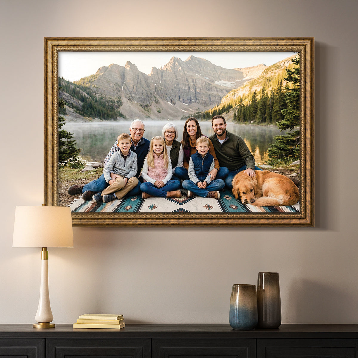 Custom Framed Canvas - Traditional & Ornate Collection
