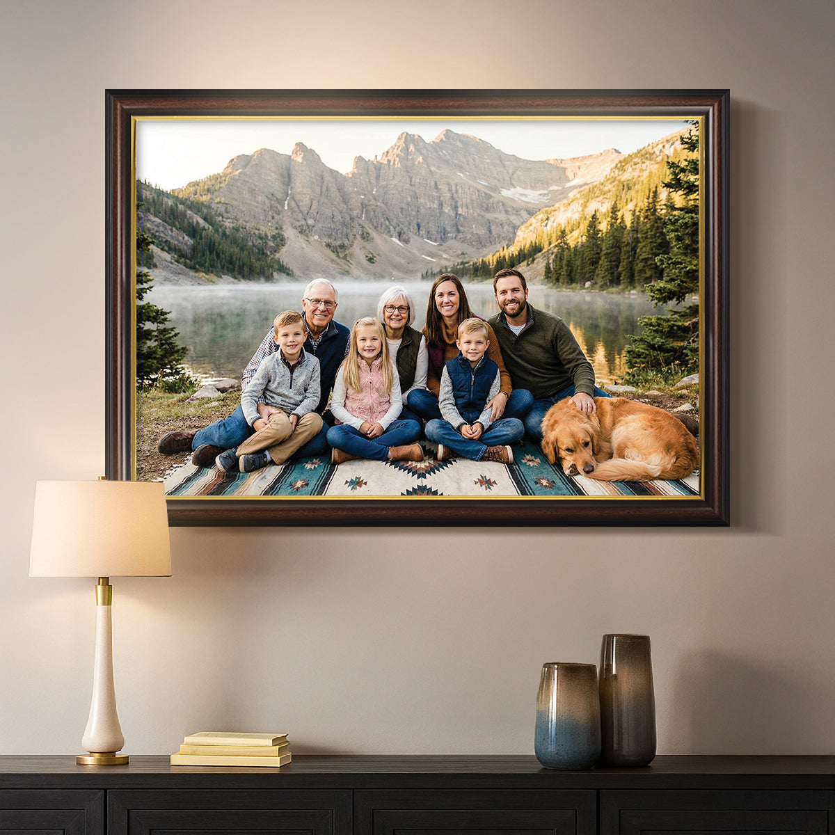 Custom Framed Canvas - Traditional & Ornate Collection
