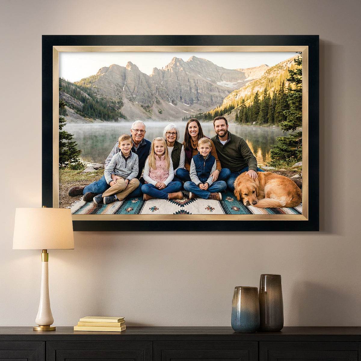 Custom Framed Canvas - Traditional & Ornate Collection