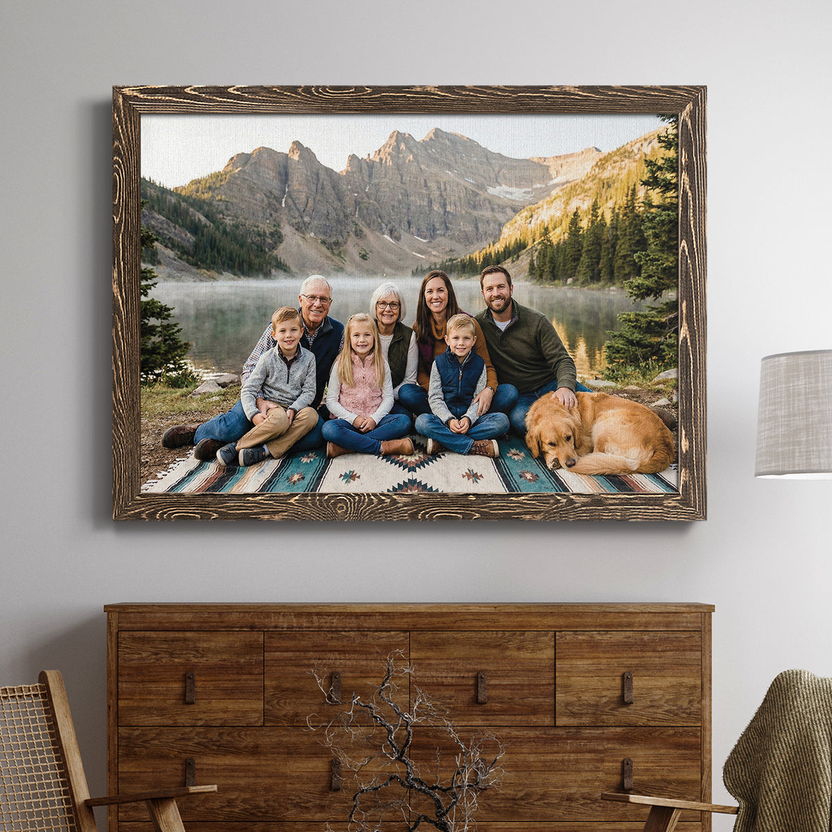 Landscape Custom Rustic Frames - Gallery Wrapped Canvas or Prints