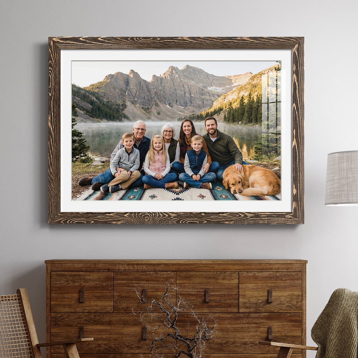 Landscape Custom Rustic Frames - Gallery Wrapped Canvas or Prints