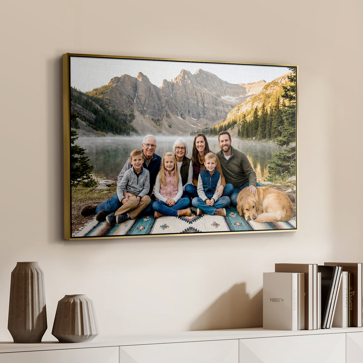 Custom L / Floater Framed Canvas