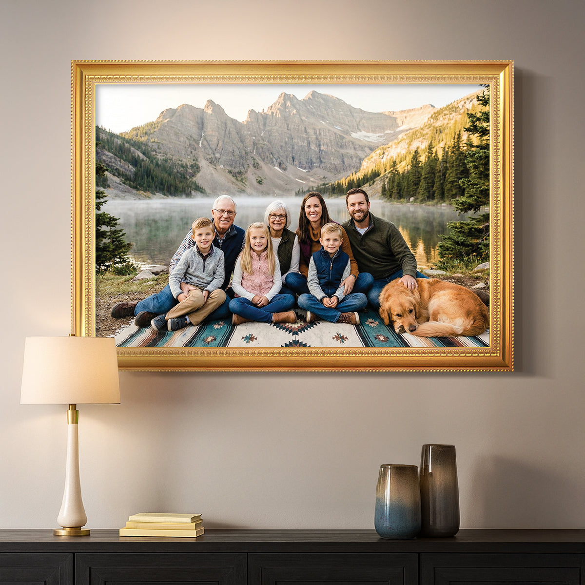 Custom Framed Canvas - Traditional & Ornate Collection