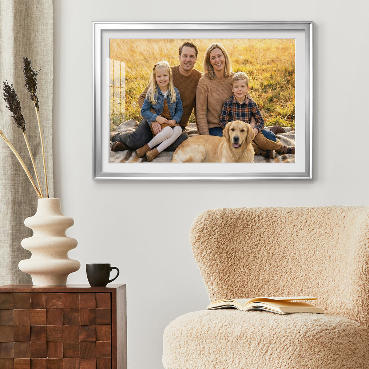Modern Custom Framed Paper