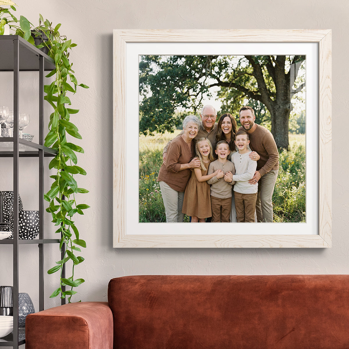Square Custom Rustic Frames - Gallery Wrapped Canvas or Prints