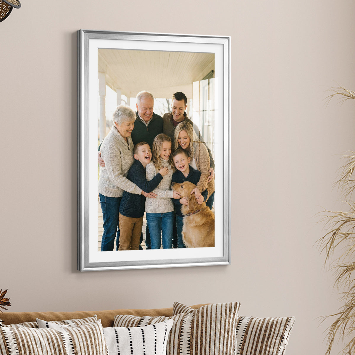 Modern Custom Framed Paper