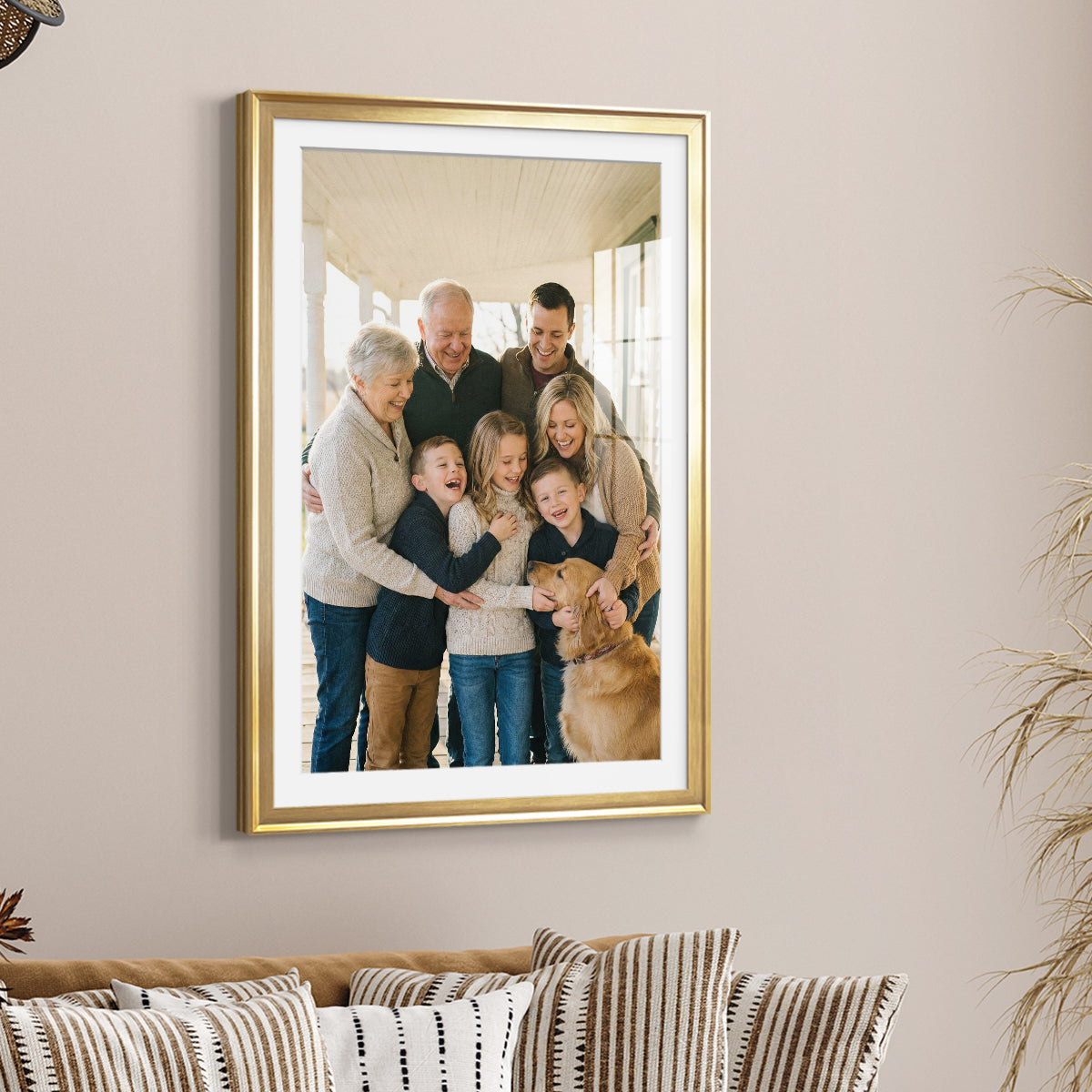 Modern Custom Framed Paper