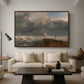 Port Ruysdael, 1827 - Floater Framed Canvas Print
