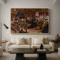 Ball of the Burning Men, 1889 - Floater Framed Canvas Print
