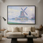 Mill of Edam (Moulin d'Edam), 1896 - Floater Framed Canvas Print