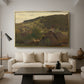 Landscape from Ebersteinburg in Baden, 1876 - Floater Framed Canvas Print