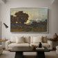 Sunset on the Allier (Soleil couchant sur l'Allier), 1904 - Floater Framed Canvas Print