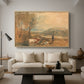 Lulworth Castle, Dorset, c. 1820 - Floater Framed Canvas Print