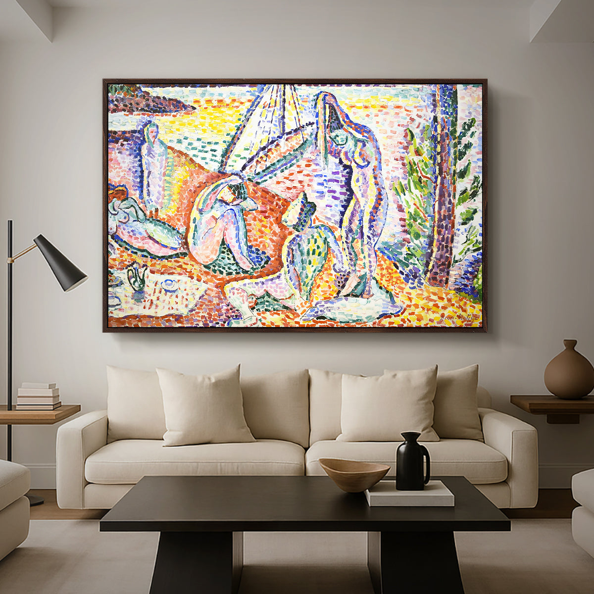 Luxe, Calme et Volupté, 1904 - Floater Framed Canvas Print