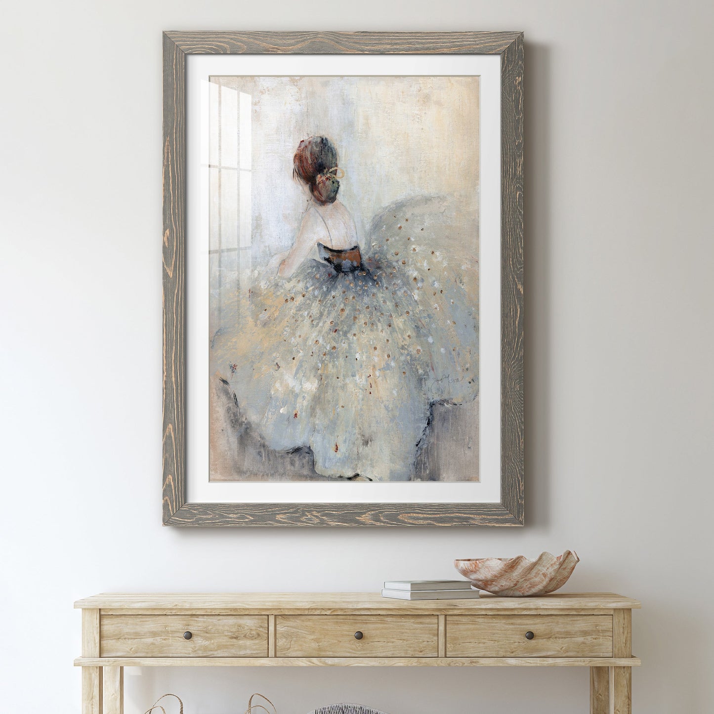 At A Glance - Premium Framed Print - Distressed Barnwood Frame - Ready to Hang