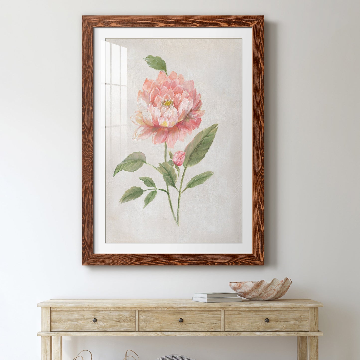 Grandiflora III - Premium Framed Print - Distressed Barnwood Frame - Ready to Hang