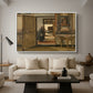 Interior of the Terninck Institution in Antwerp, 1884 - Floater Framed Canvas Print