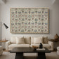 Long Cushion Cover (Printed Textile), c. 1600 - Floater Framed Canvas Print