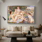 The Large Bathers, 1884-1887 - Floater Framed Canvas Print