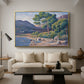 Bathers in Saint-Tropez, c. 1909 - Floater Framed Canvas Print