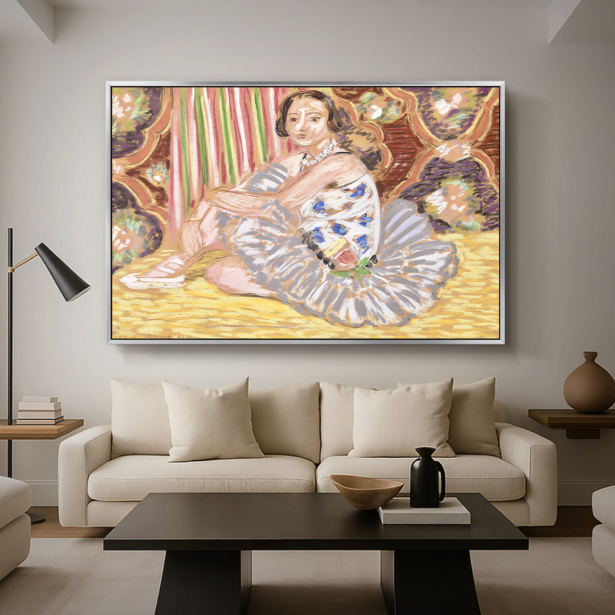 The Dancer (La danseuse), c. 1927 - Floater Framed Canvas Print