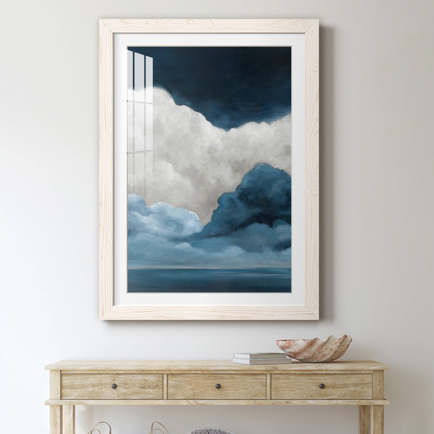 Nature's Drama I - Premium Framed Print - Distressed Barnwood Frame - Ready to Hang