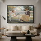 Eleanor and Benny, 1916 - Floater Framed Canvas Print