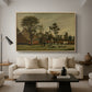 Farmhouse, c. 1865-1875 - Floater Framed Canvas Print