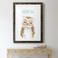 Dream Big Owl - Premium Framed Print - Distressed Barnwood Frame - Ready to Hang