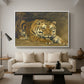 Study of a Tiger for Circe, 1885 - Floater Framed Canvas Print