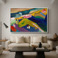 Murnau Mountain Landscape with Church, 1910 - Floater Framed Canvas Print