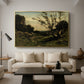 Morning in the Nievre, 1877 - Floater Framed Canvas Print