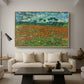 Field with Poppies, 1889 - Floater Framed Canvas Print