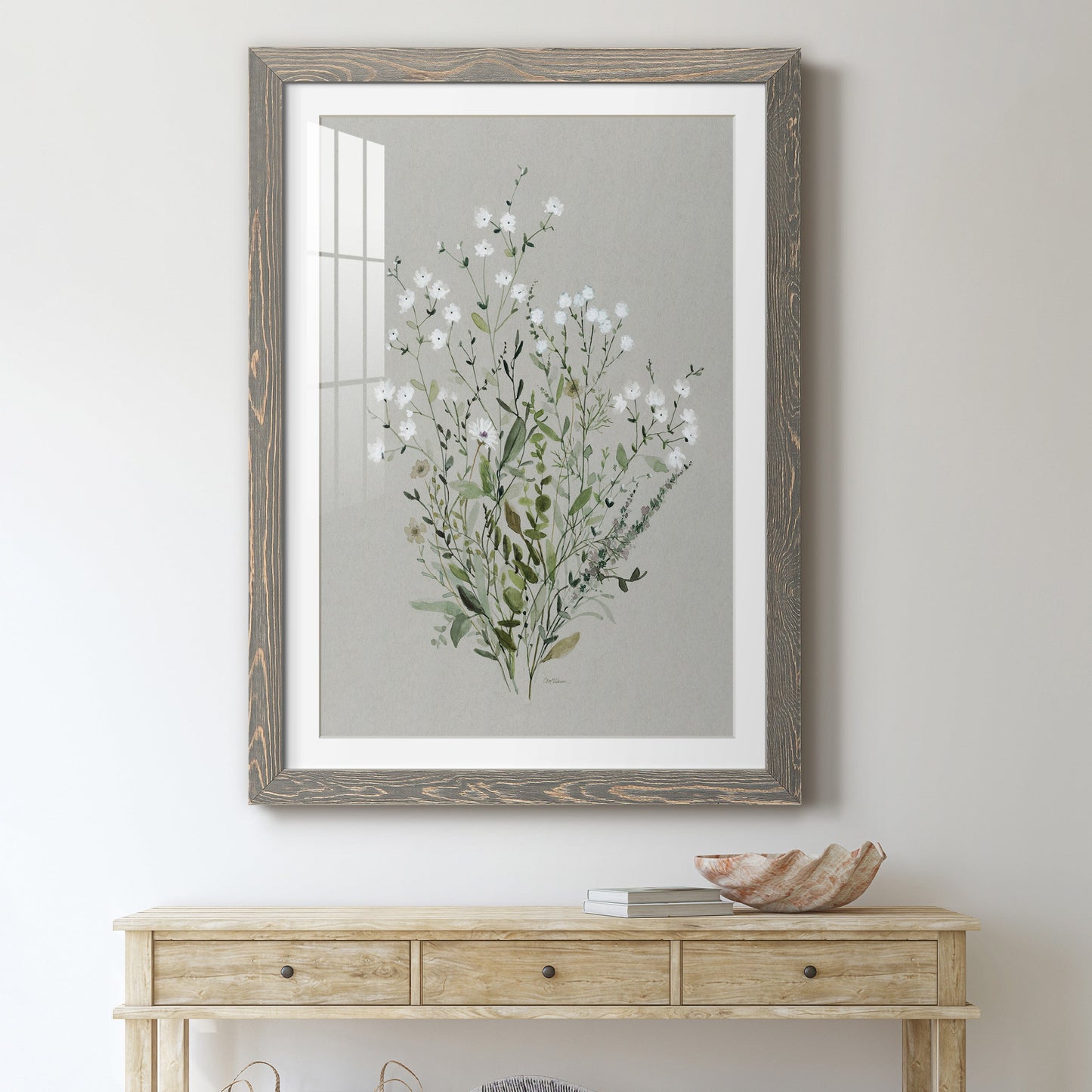 Bouquet of Grace II - Premium Framed Print - Distressed Barnwood Frame - Ready to Hang